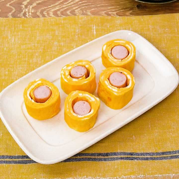 ソーセージ卵焼き