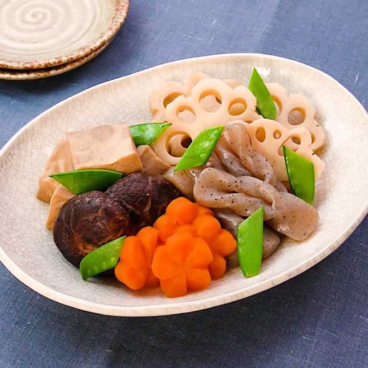 野菜の炊き合わせ