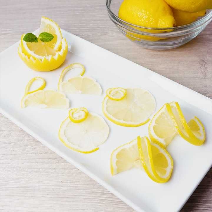 レモンの飾り切り