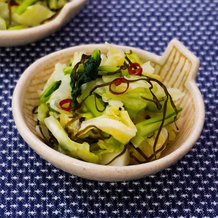 キャベツの浅漬け