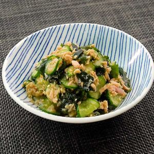 ツナときゅうりの中華風酢の物
