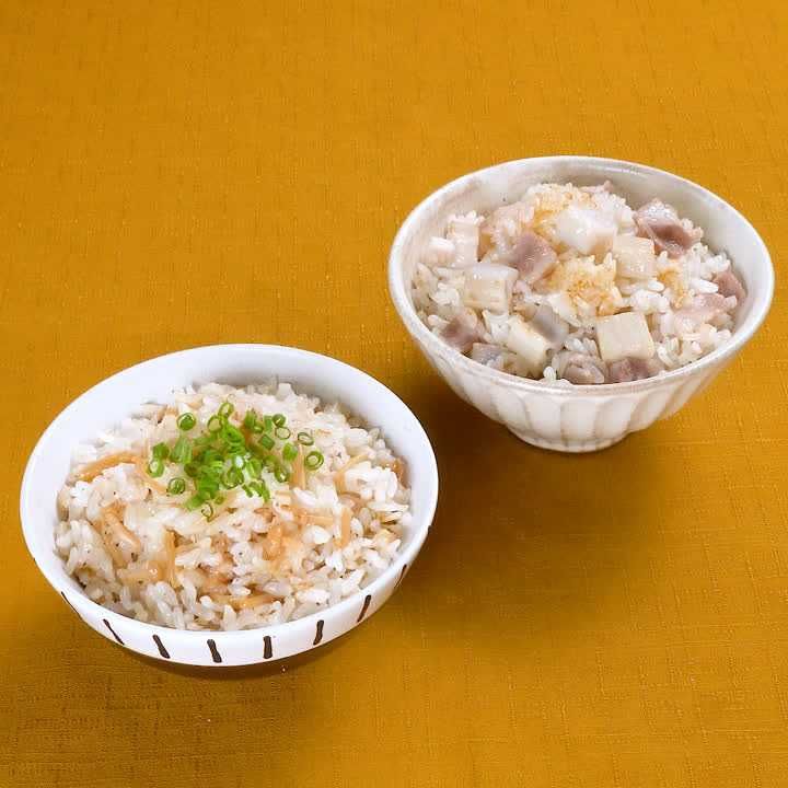 絶品だし炊きごはん2選