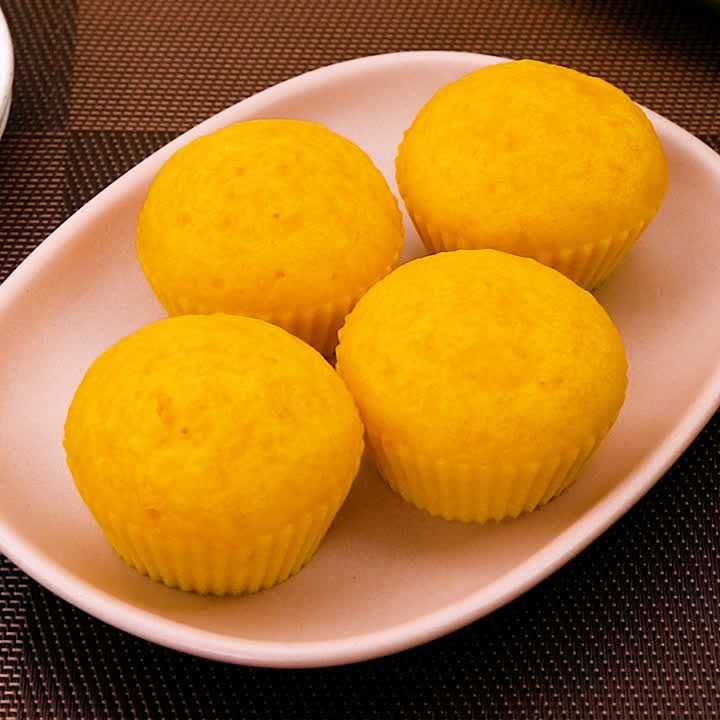 かぼちゃの蒸しパン