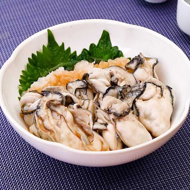 牡蠣のおろしポン酢