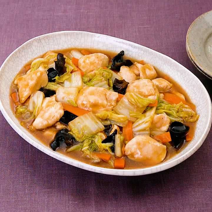 ささみと白菜の中華煮