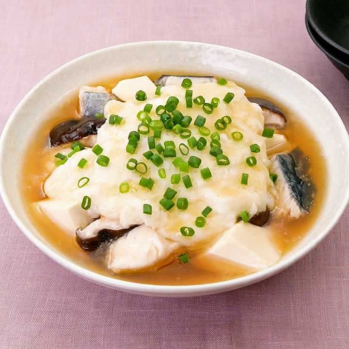 サワラと豆腐のかぶら蒸し