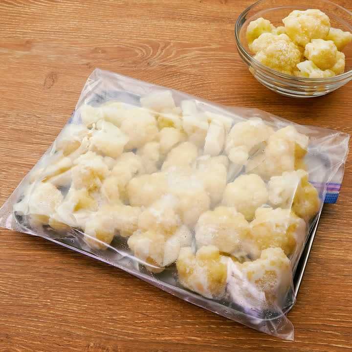 カリフラワーの冷凍保存方法