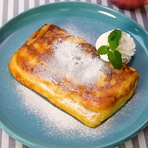 「もちもちフレンチトースト」のレシピ動画