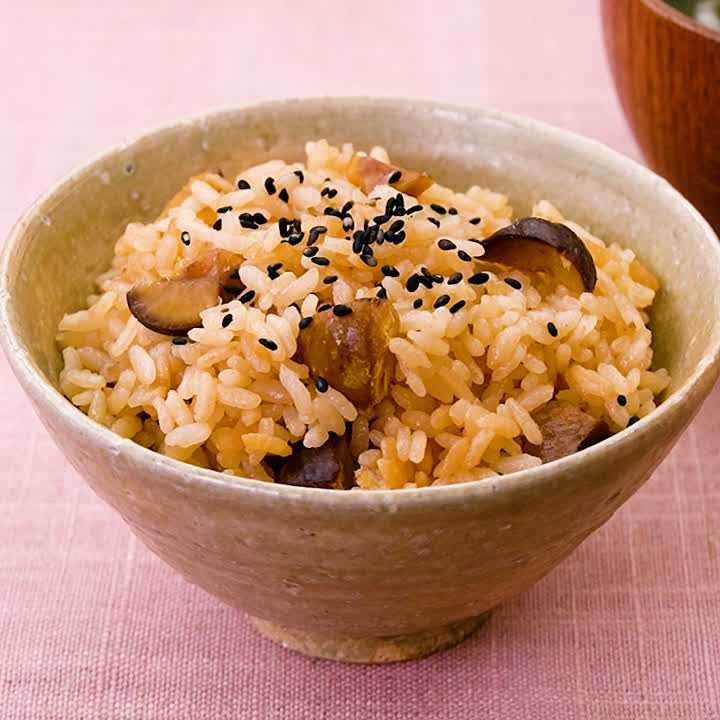 3合炊き炊飯器で作る！ 甘栗を使った簡単栗ご飯のレシピ動画・作り方 