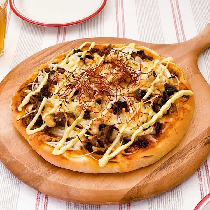 生地から作るプルコギピザ