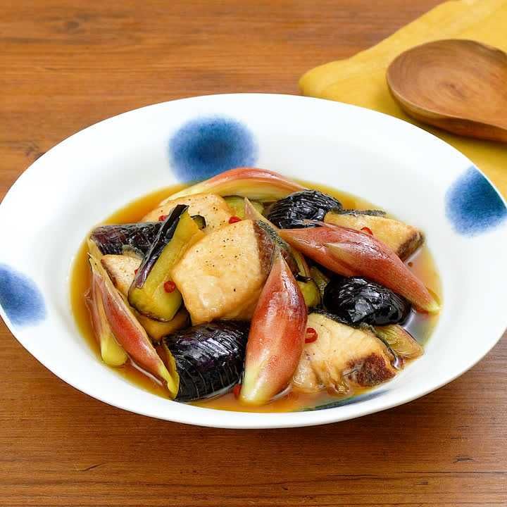 ブリとみょうがの南蛮漬け