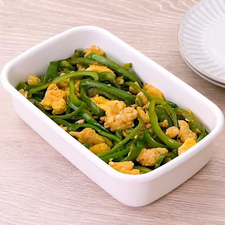 ピーマンと卵の炒め物