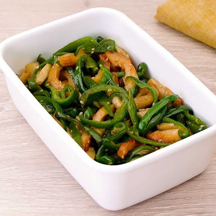 ピーマンとちくわのきんぴら