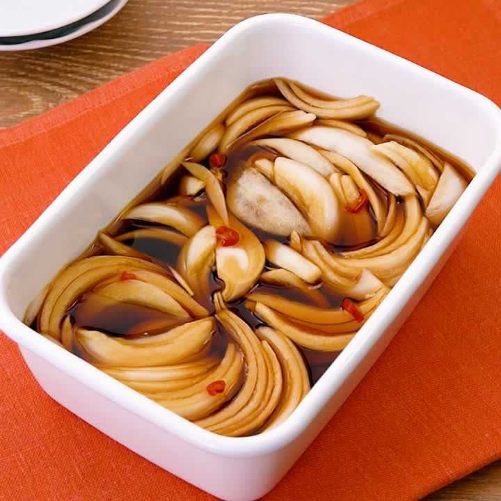 新玉ねぎのさっぱり漬け