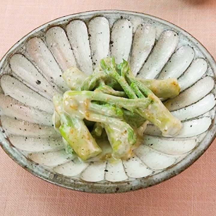 たらの芽のマヨネーズ和え