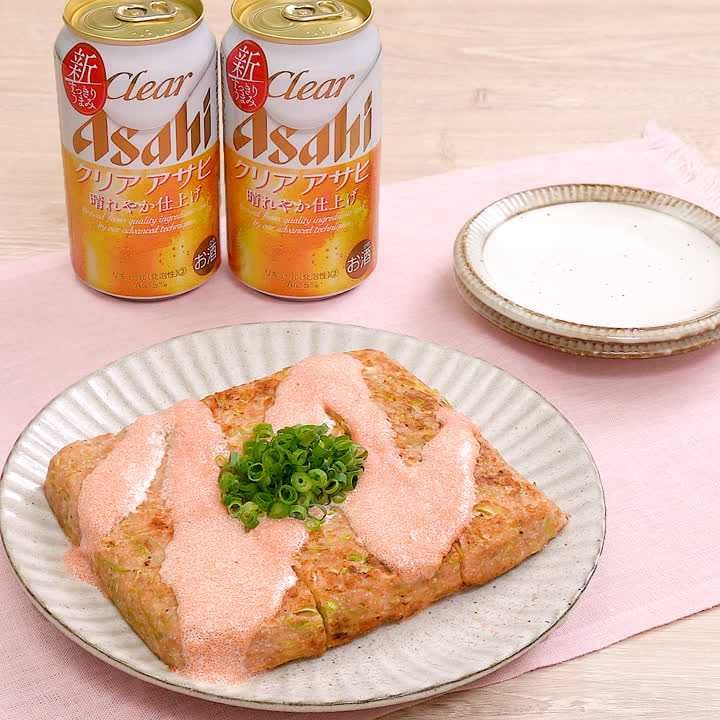 キャベツのめんたい角つくね