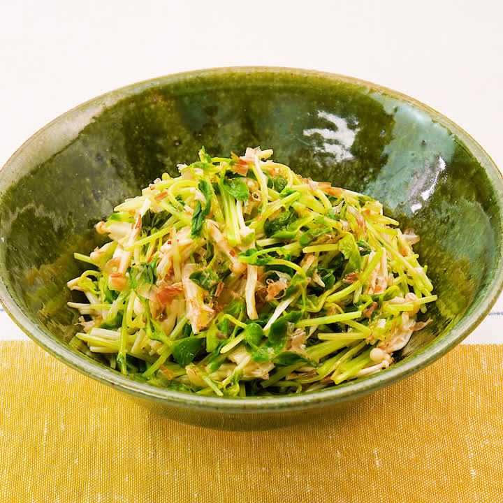 豆苗のさっぱり和え