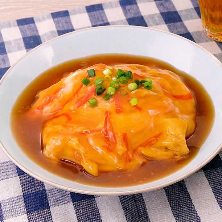 とろみあんがきめて♪ 関西風天津飯のレシピ動画・作り方 | DELISH KITCHEN