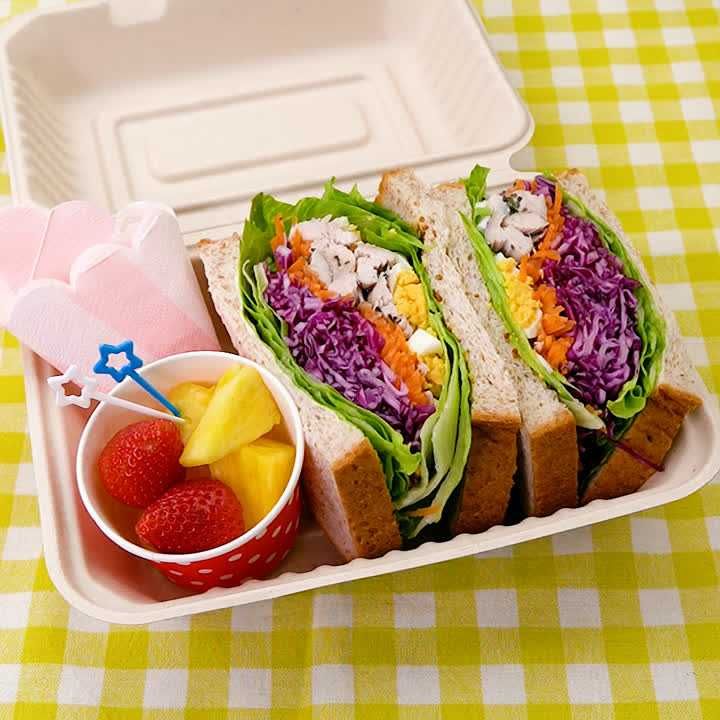 カフェ風サンドイッチお弁当
