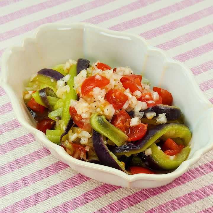 なすとミニトマトのマリネ