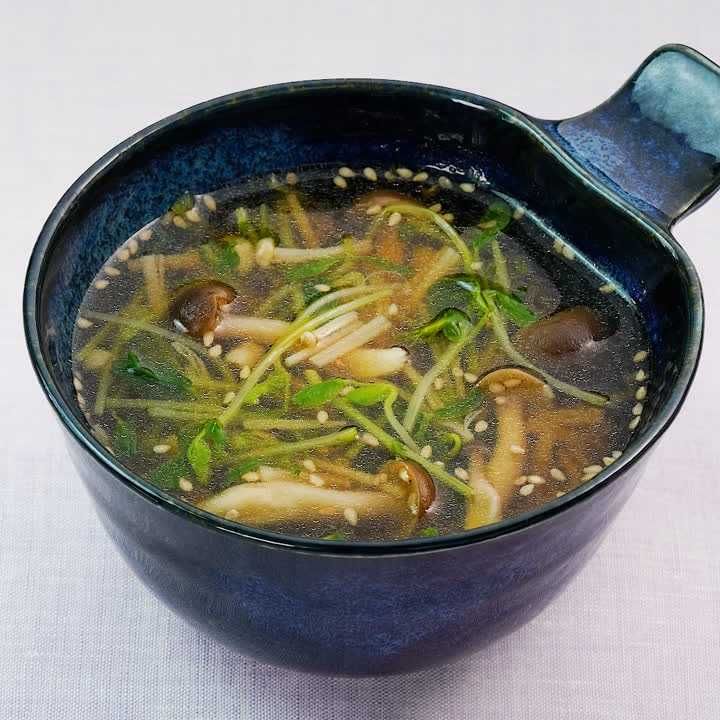 中華風きのこスープ