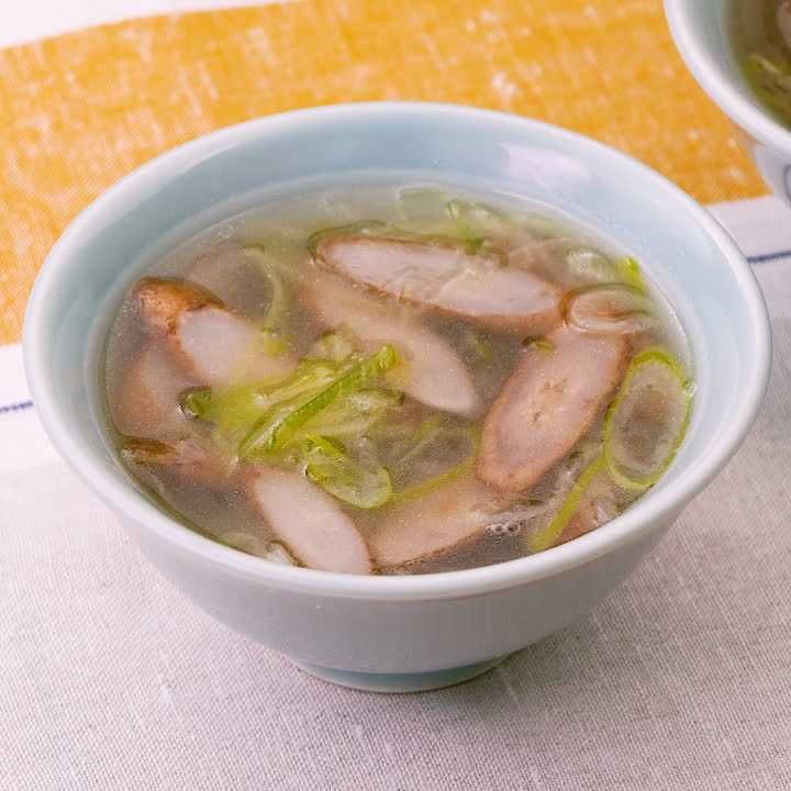 新ごぼうとねぎのスープ