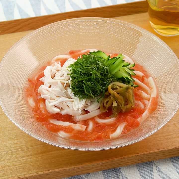 すりおろしトマトうどん