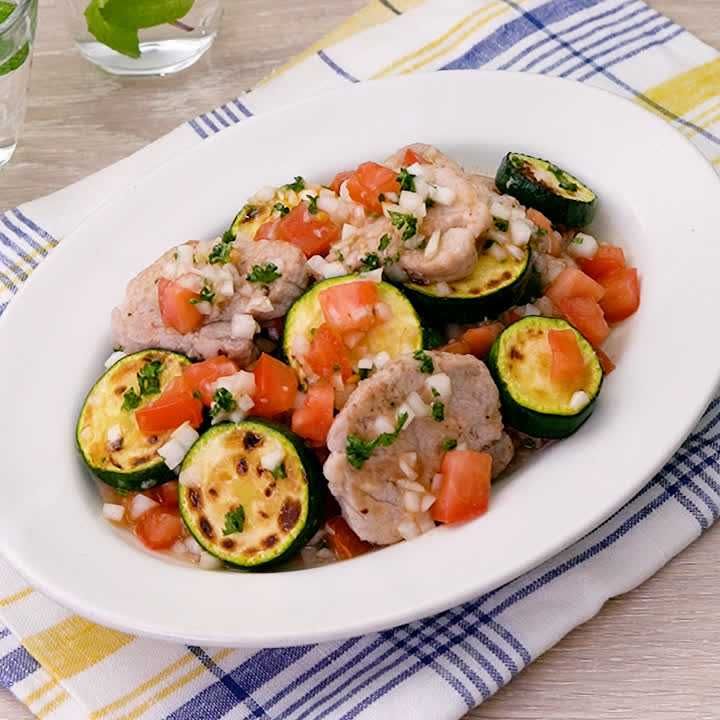 豚ヒレのサルサマリネ