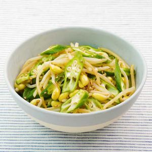 オクラと豆もやしのナムル