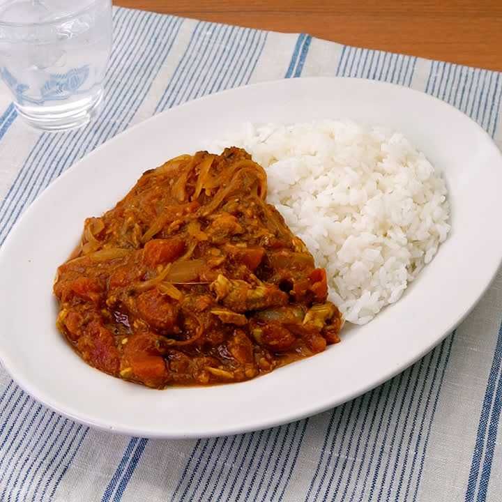 イワシ缶トマトカレー