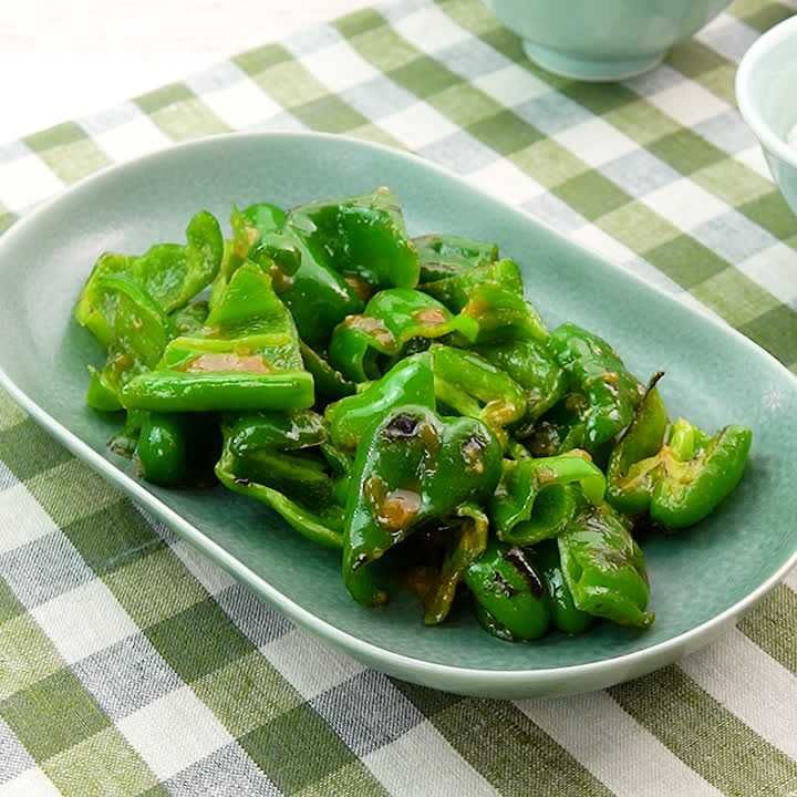 ピーマンの味噌炒め