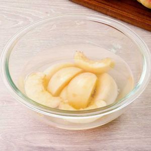 「桃を変色させない方法」のレシピ動画