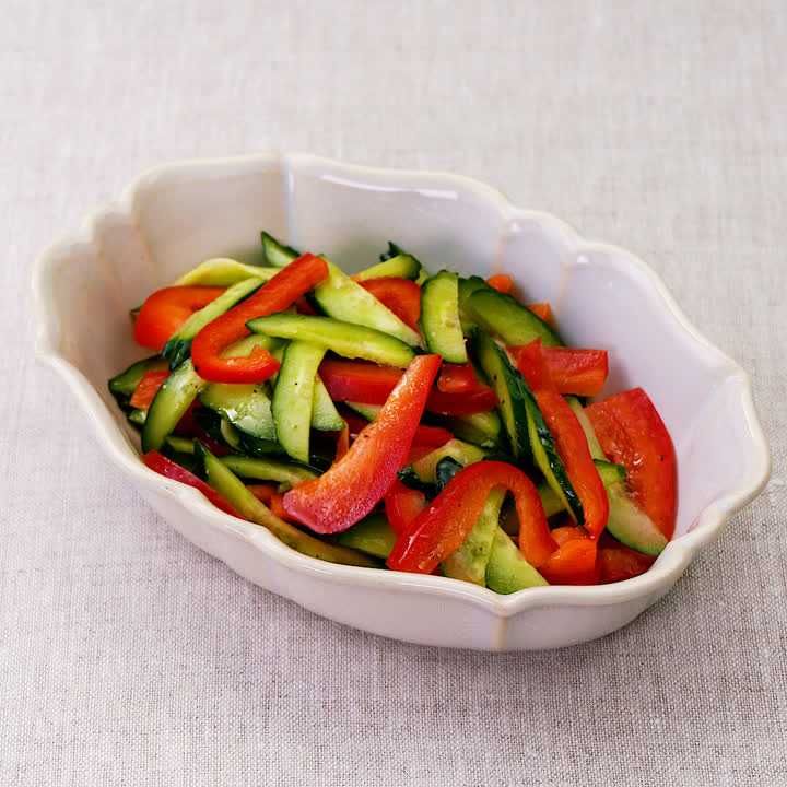 きゅうりとパプリカのマリネ