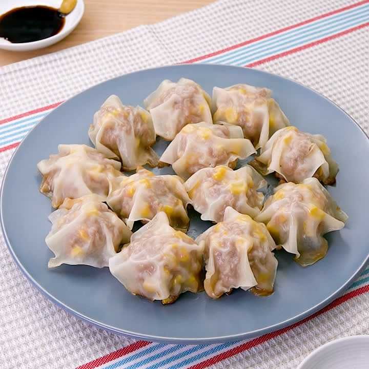 とうもろこしの焼きシュウマイ