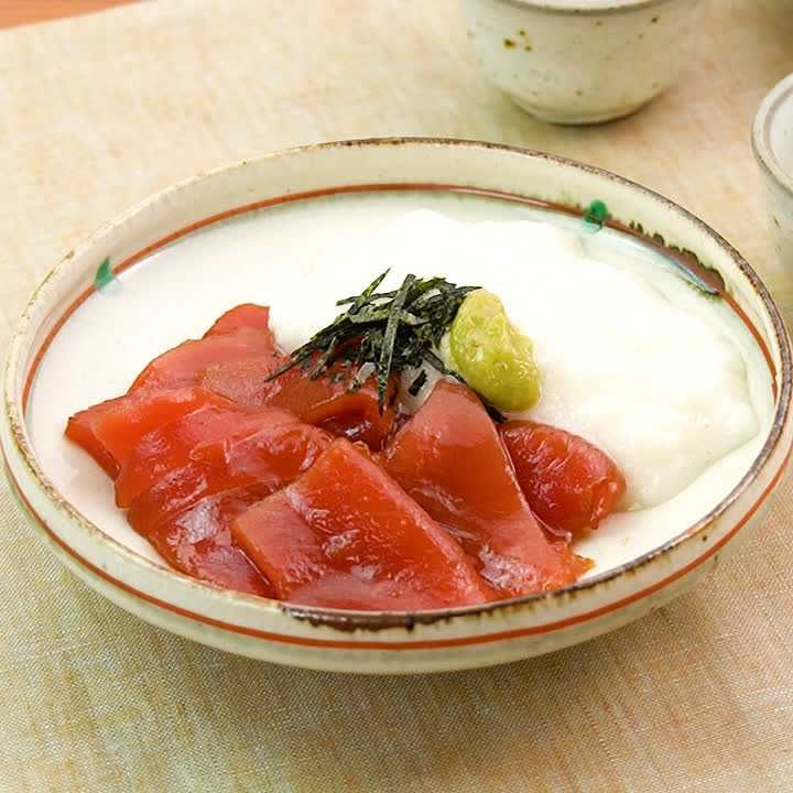 簡単おつまみ♪ マグロの山かけのレシピ動画・作り方 | デリッシュキッチン