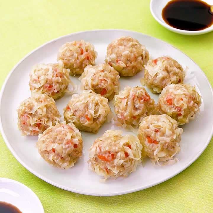 パプリカの花シュウマイ