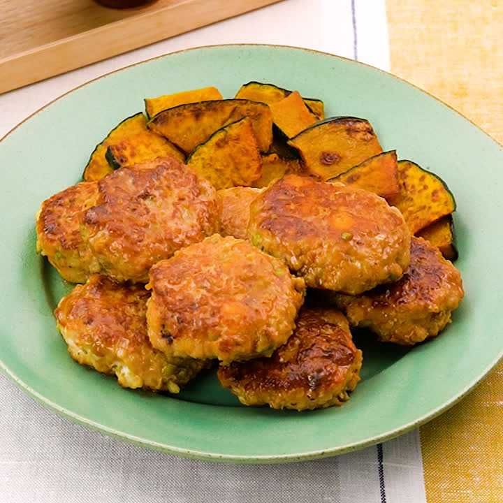 にんじんとチーズのバター醤油つくね