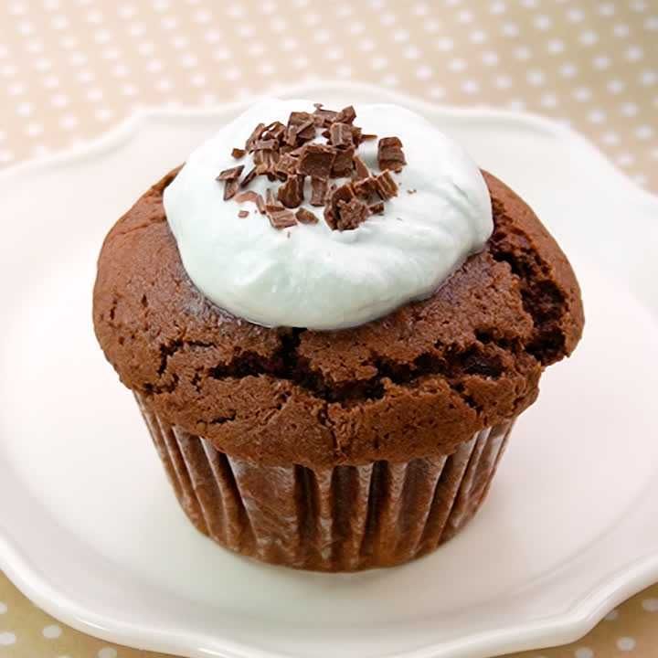チョコミントカップケーキ