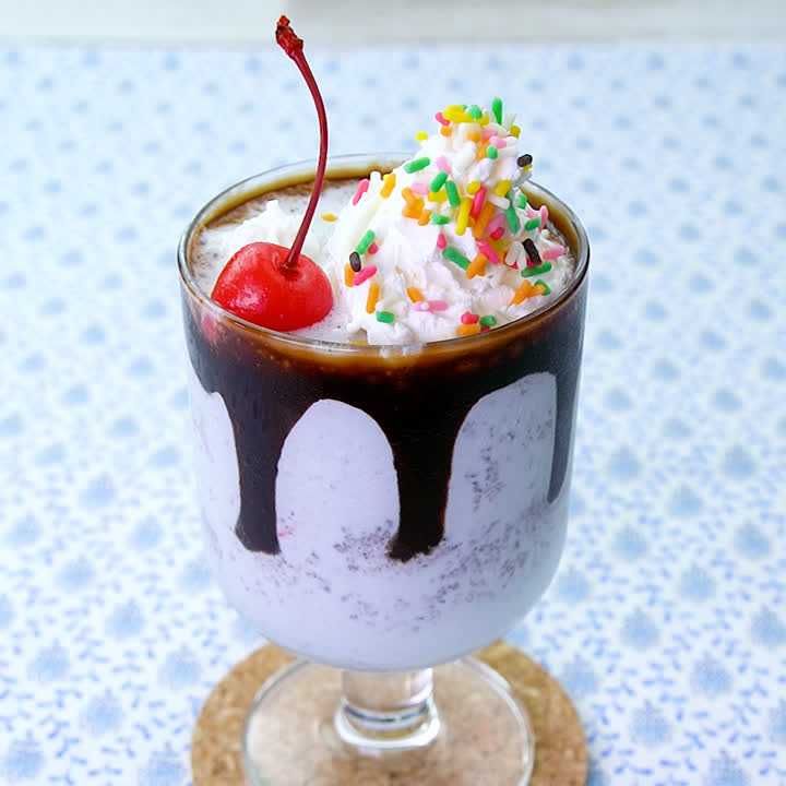 チョコミントシェイク