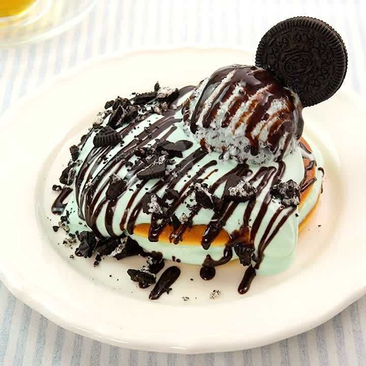 チョコミントパンケーキ