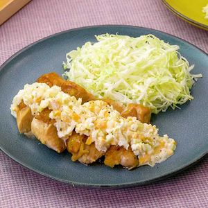 「揚げ焼きチキン南蛮風」のレシピ動画