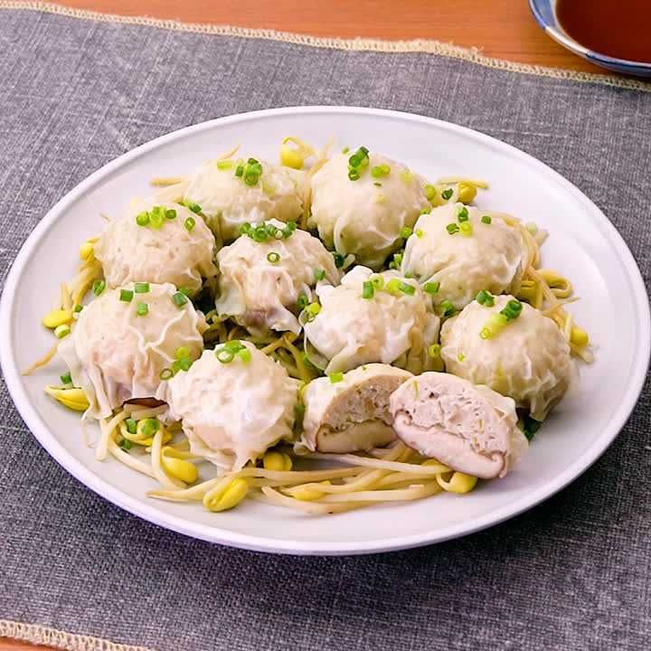 低カロおつまみ♪1人分244kcal！ 包まないしいたけしゅうまいのレシピ