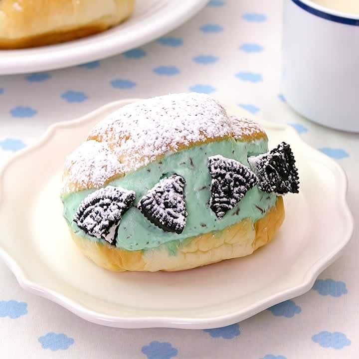 チョコミントマリトッツォ