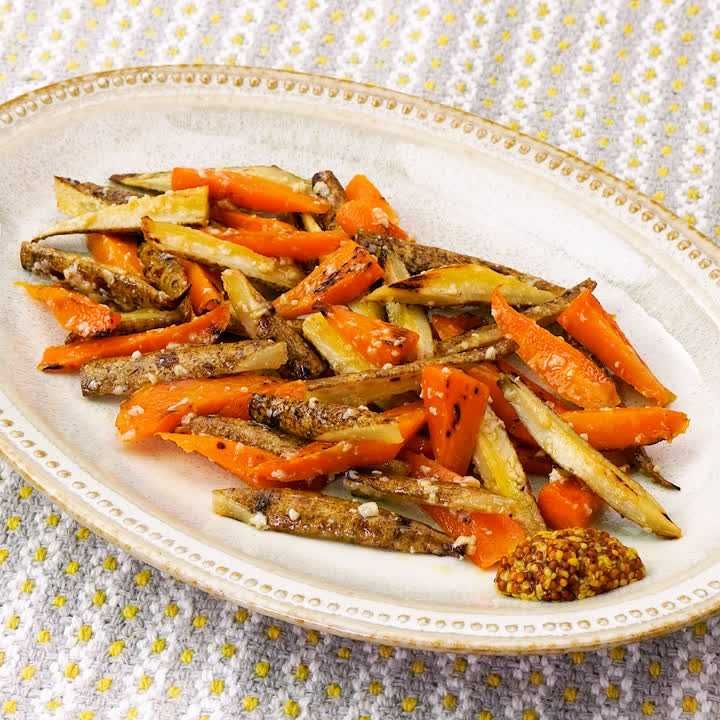 ごぼうとにんじんの塩麹グリル