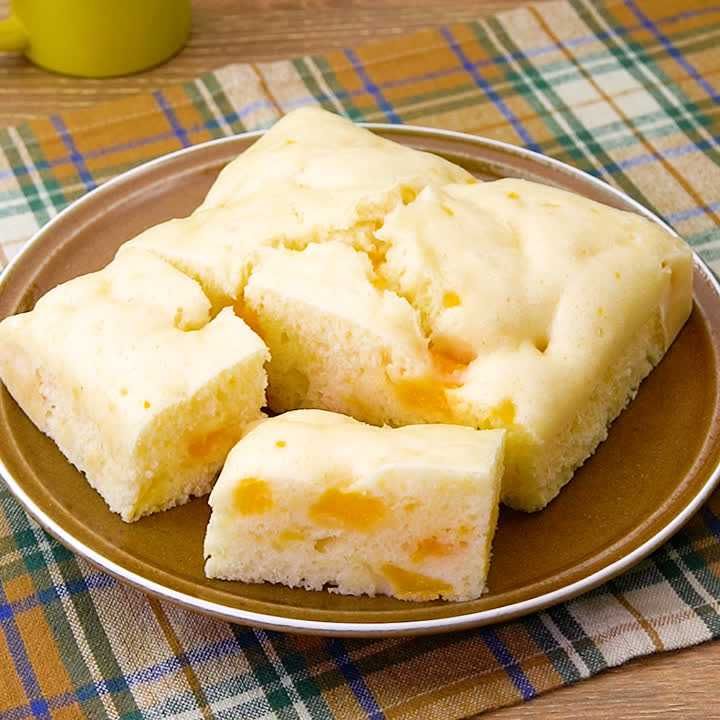 スクエアみかん蒸しケーキ