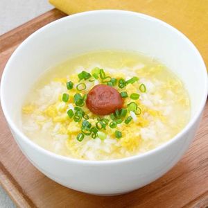 鶏ガラスープの卵雑炊