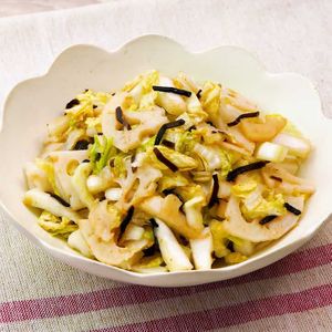 白菜とれんこんの和風サラダ