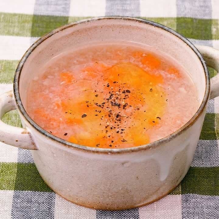 にんじんとかぶのポタージュ風