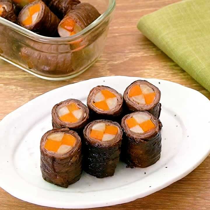 牛肉の八幡巻き