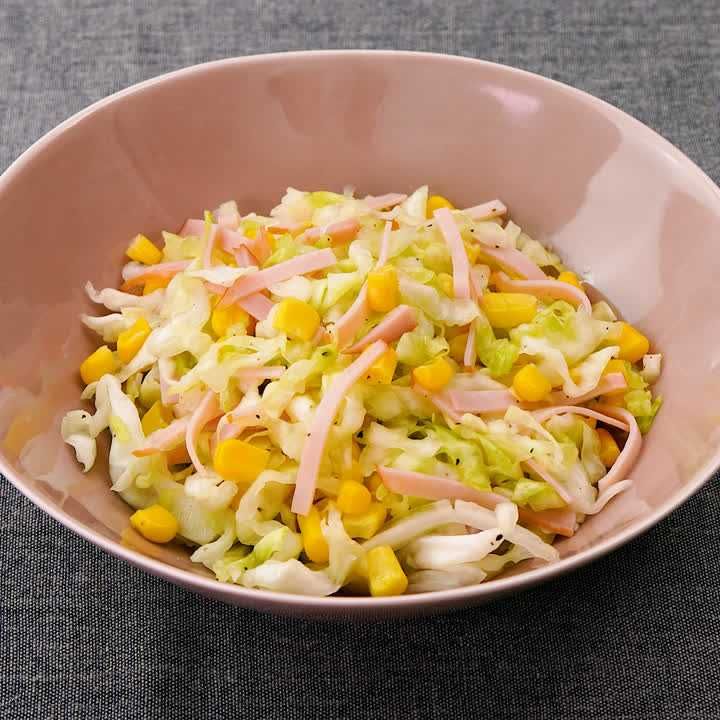 キャベツのさっぱりサラダ